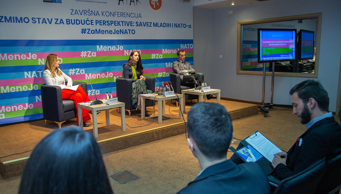 Završna konferencija održana u okviru projekta „Zauzmimo stav za buduće perspektive: Alijansa mladih i NATO“