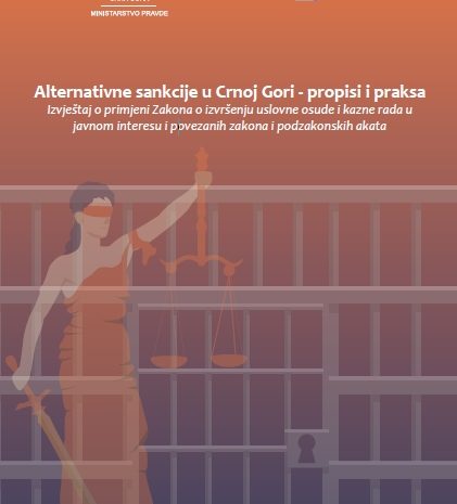  Objavljena publikacija – Alternativne sankcije u Crnoj Gori – propisi i praksa