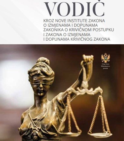  CEDEM je objavio publikaciju “Vodič kroz nove institute Zakona o izmjenama i dopunama Zakonika o krivičnom postupku i Zakona o izmjenama i dopunama Krivičnog zakonika”