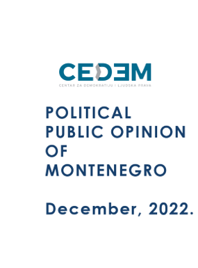 Results of the Survey on Political Public Opinion in Montenegro