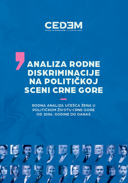 ANALIZA RODNE DISKRIMINACIJE NA POLITIČKOJ SCENI CRNE GORE