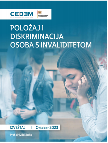 POLOŽAJ I DISKRIMINACIJA OSOBA S INVALIDITETOM OKTOBAR 202023.