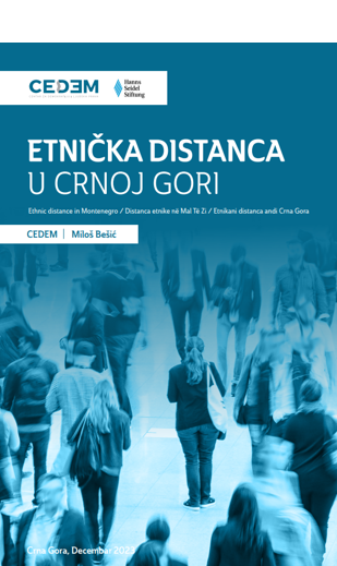 Etnička distanca u Crnoj Gori, Decembar 2023