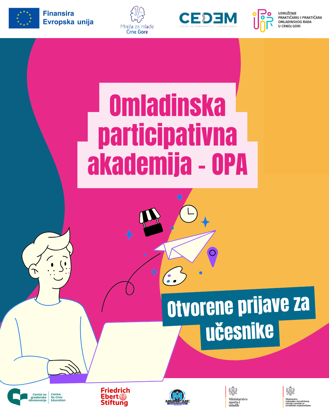 Prijavi se za “OPA – OMLADINSKU PARTICIPATIVNU AKADEMIJU”