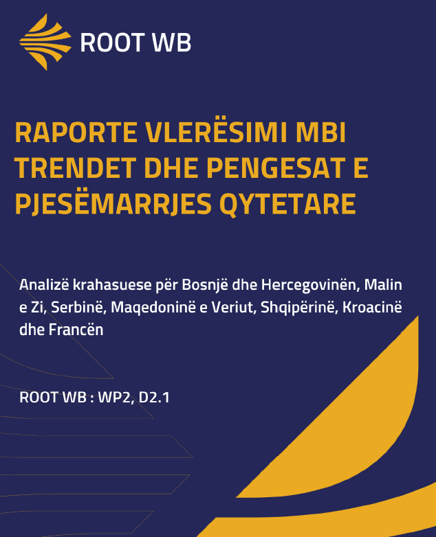 Raporte për vlerësimin e trendeve dhe pengesave në pjesëmarrjen qytetare