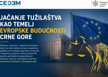 Jačanje tužilaštva kao temelj evropske budućnosti Crne Gore